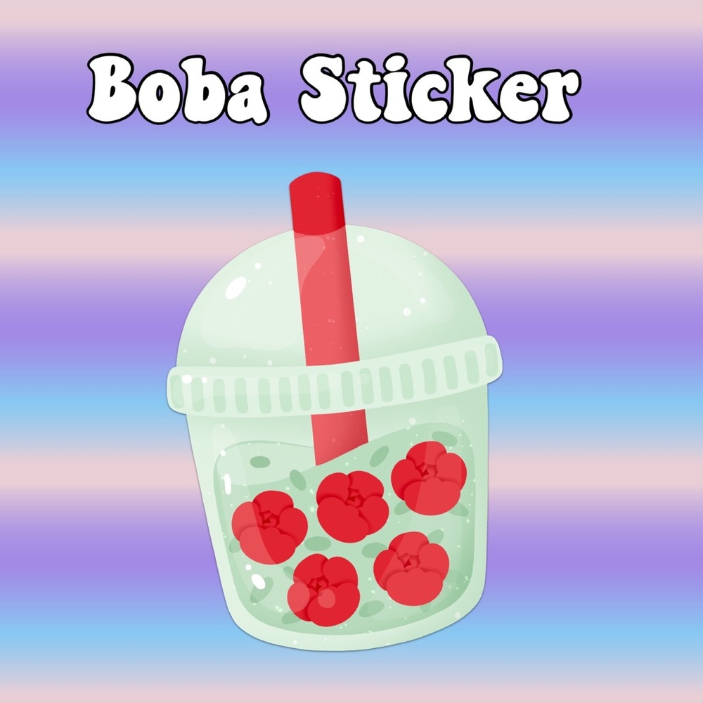 5/$5 Kawaii Sticker Boba